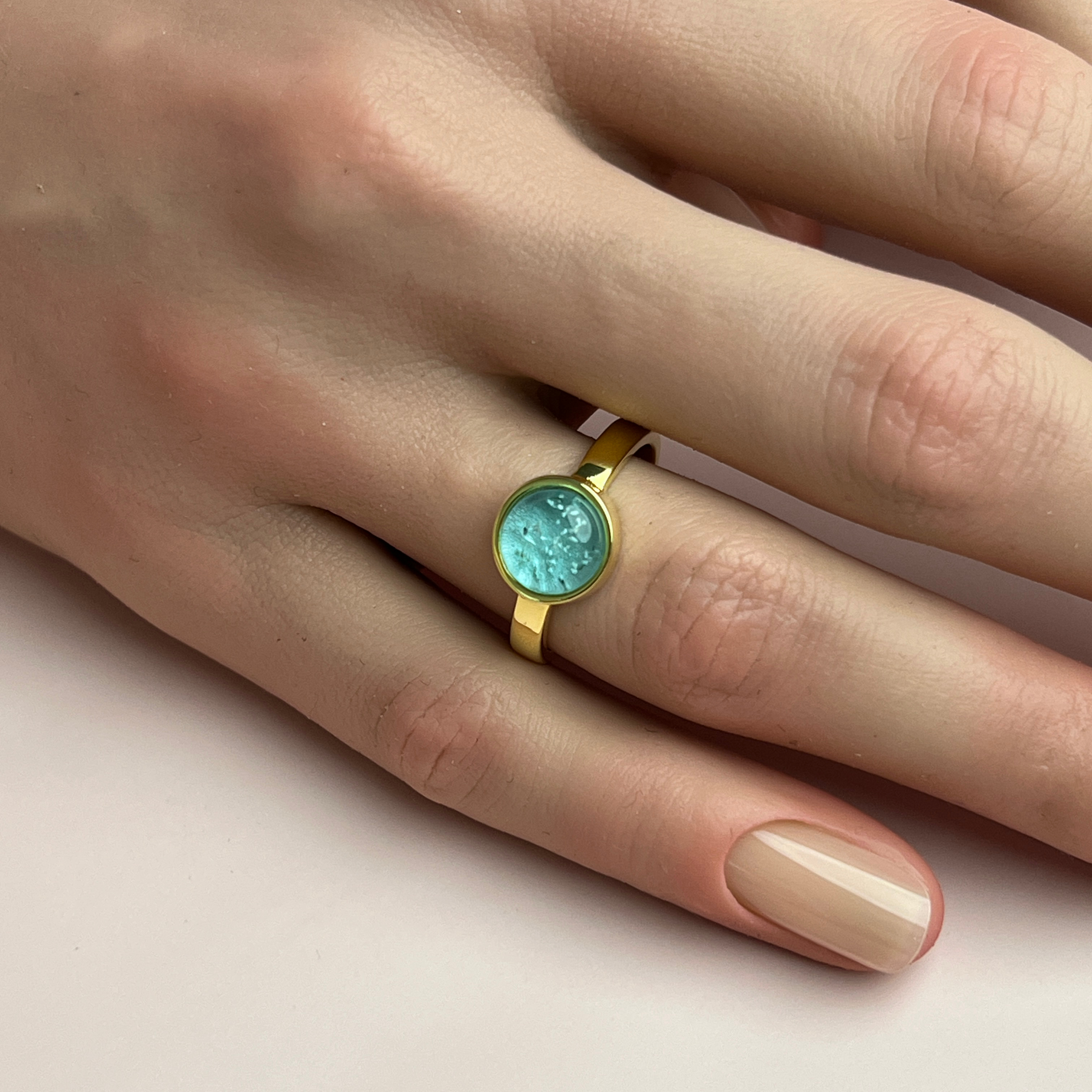 Forever Ashes Ring - Side Profile View