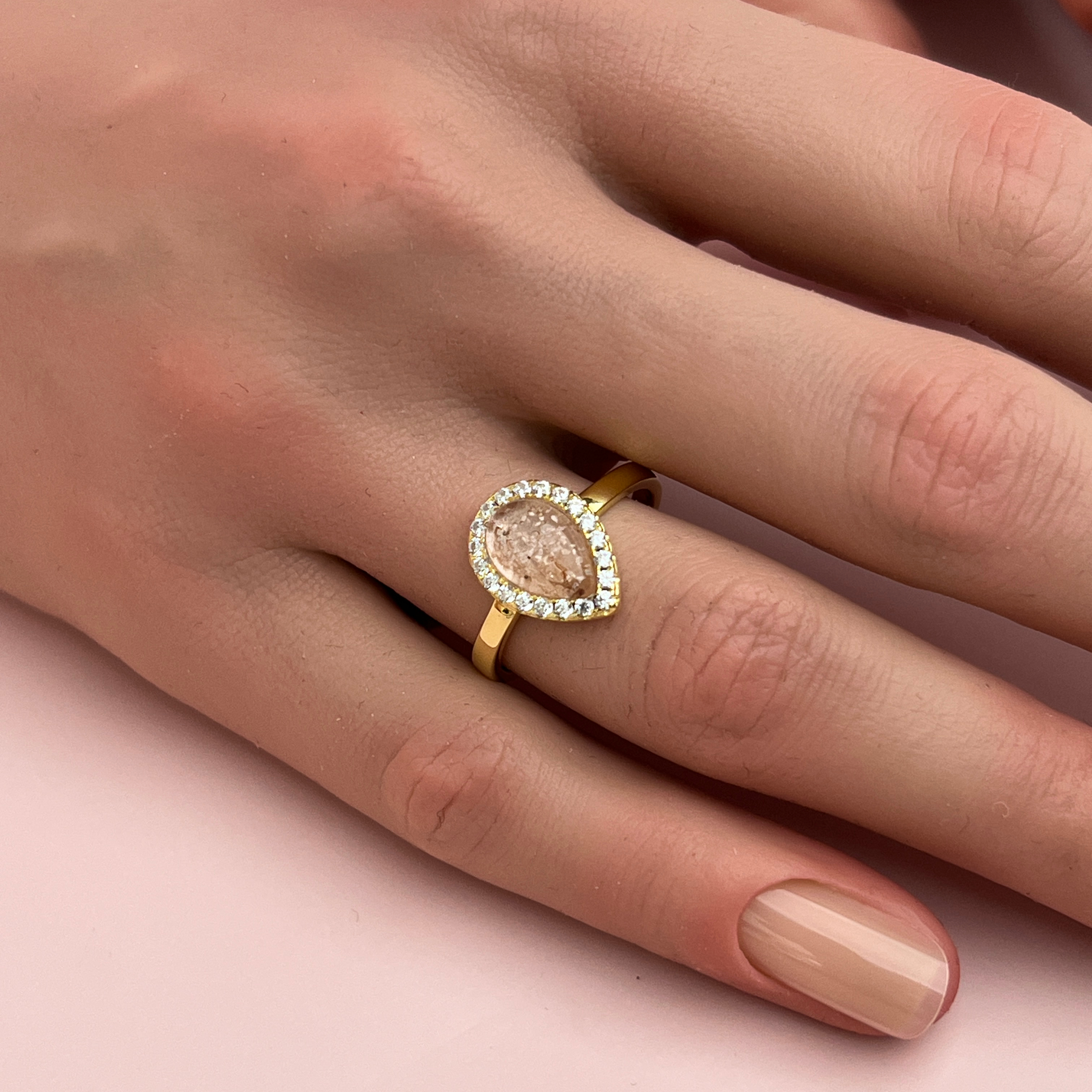 Honour Ashes Ring - Side Profile View