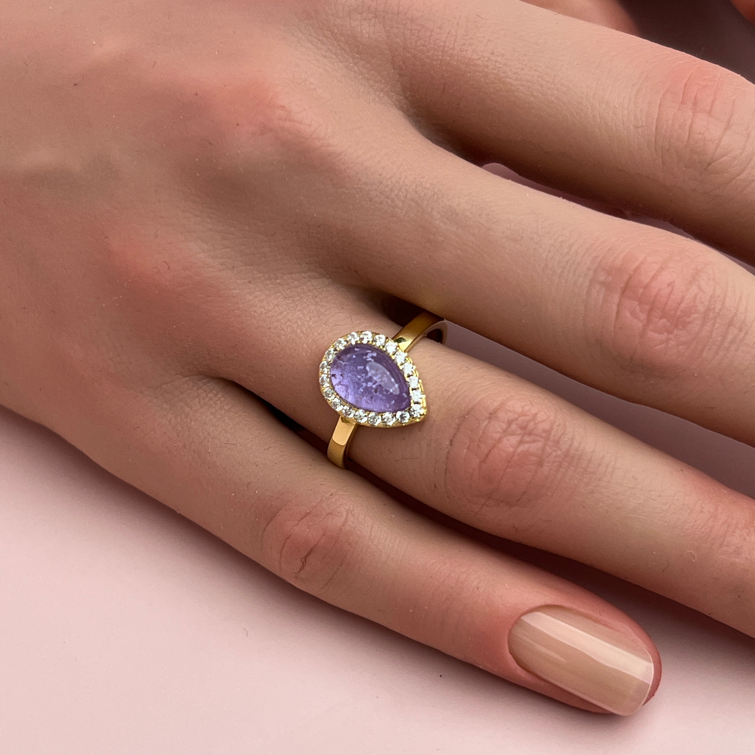 Honour Ashes Ring - Side Profile View