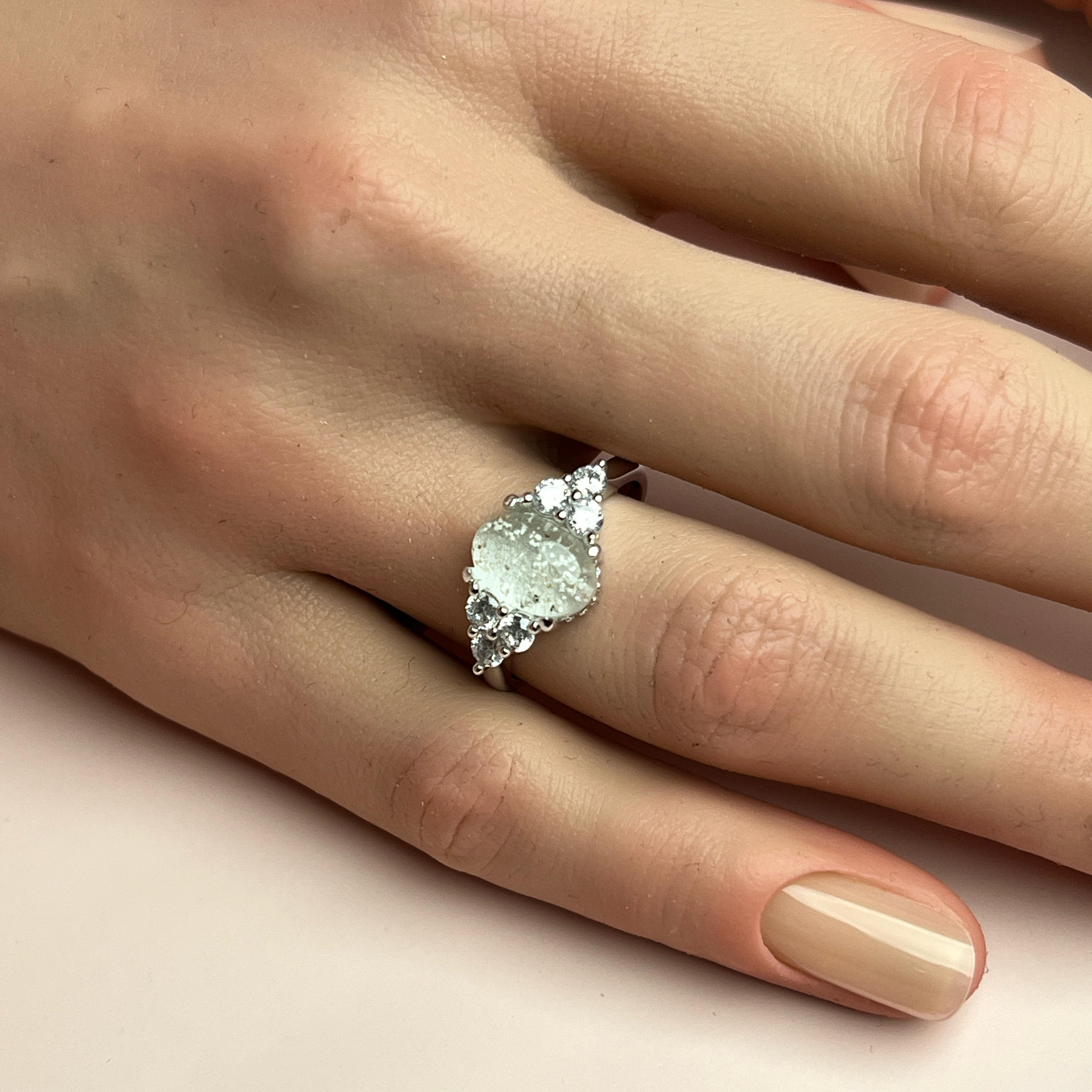 Solace Ashes Ring - Side View