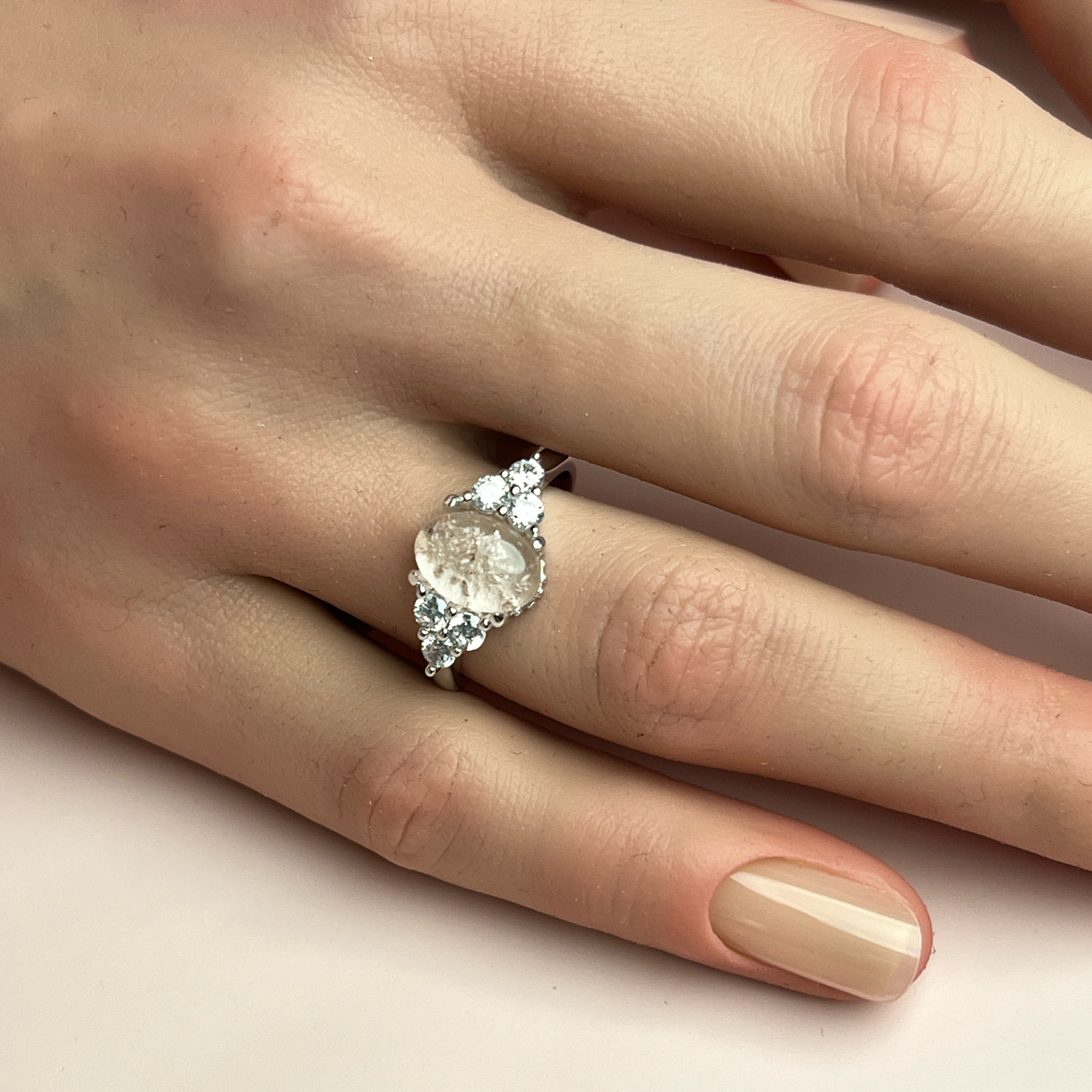 Solace Ashes Ring - Side View