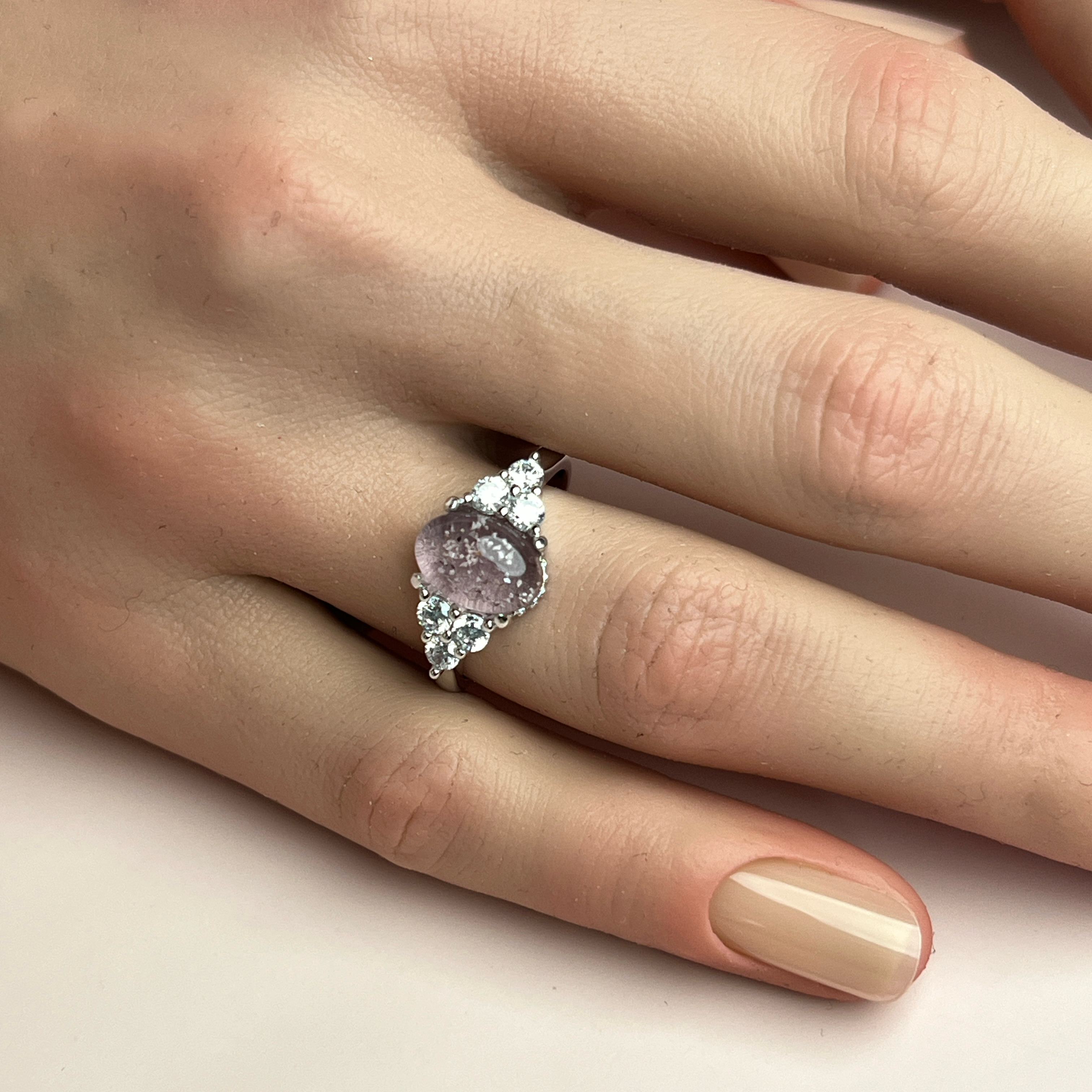 Solace Ashes Ring - Side View