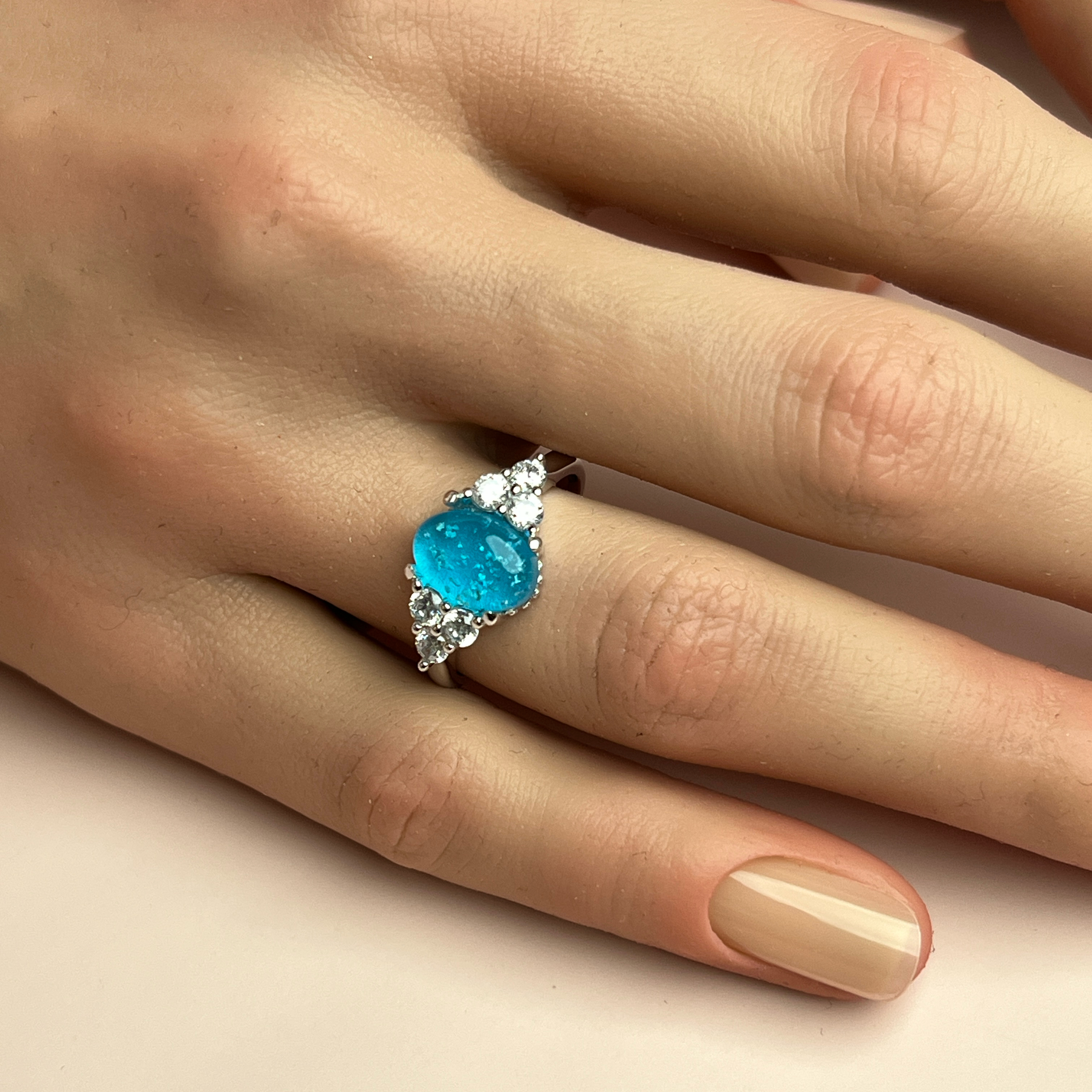 Solace Ashes Ring - Side View