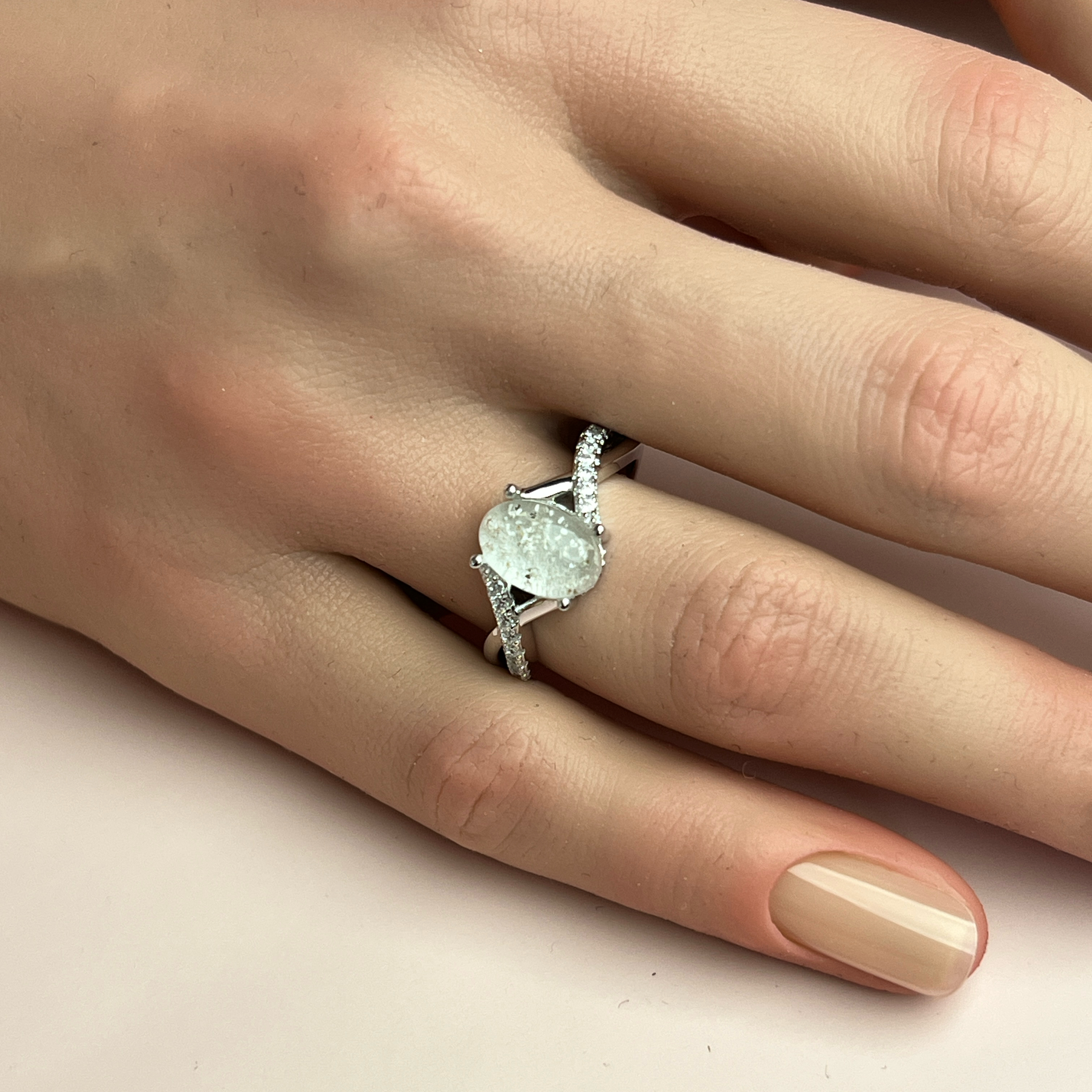 Amara Ashes Ring - Side View