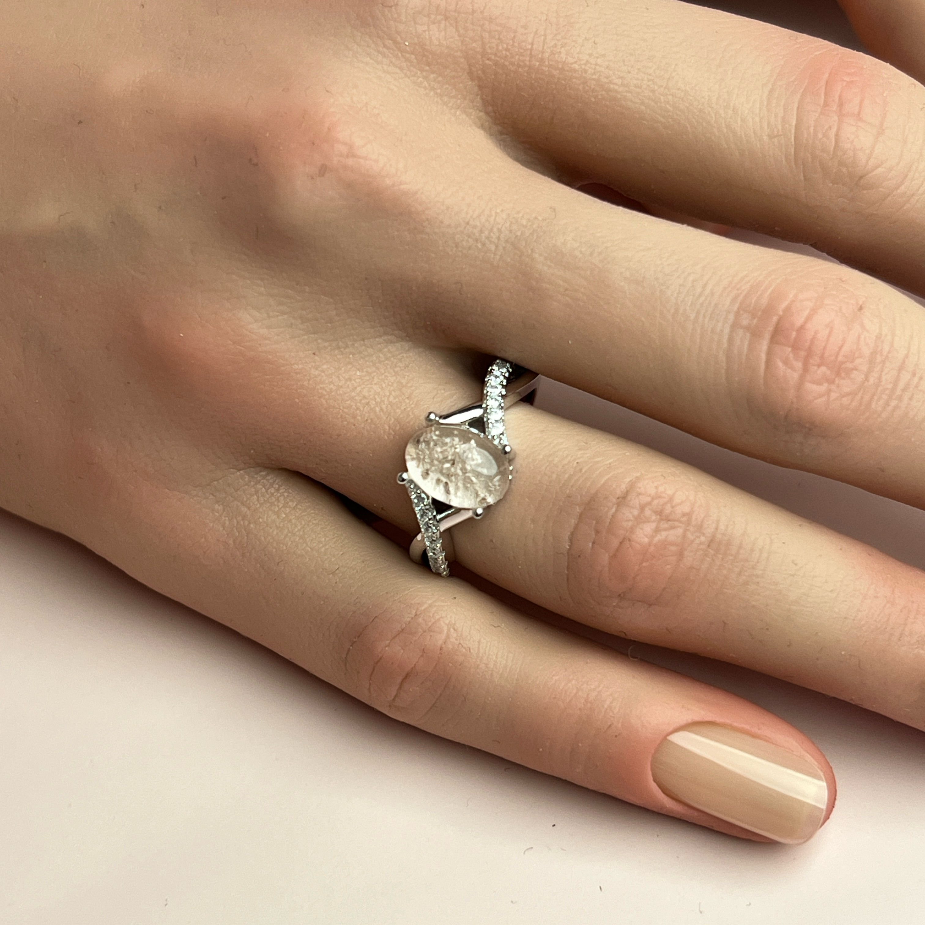 Amara Ashes Ring - Side View