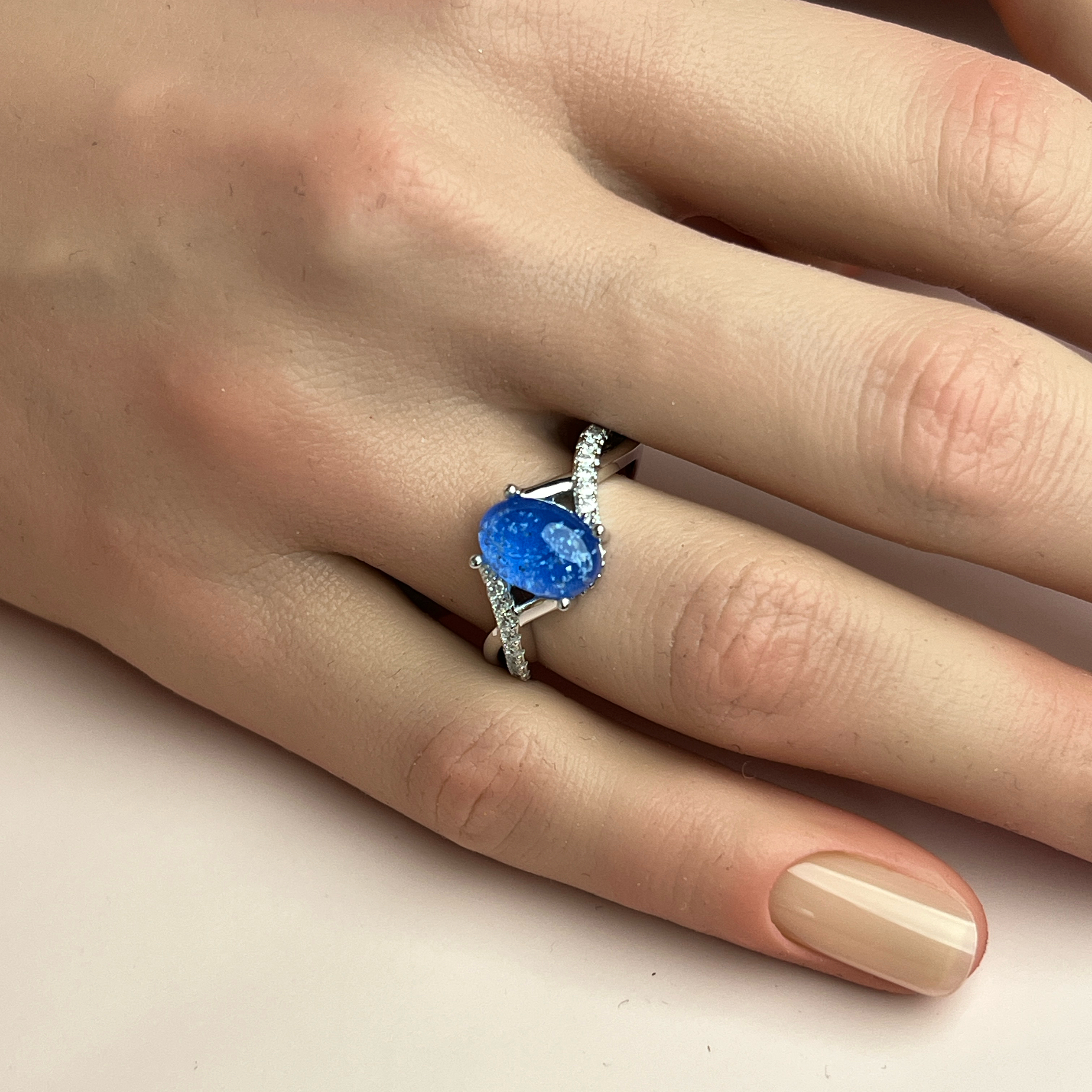 Amara Ashes Ring - Side View