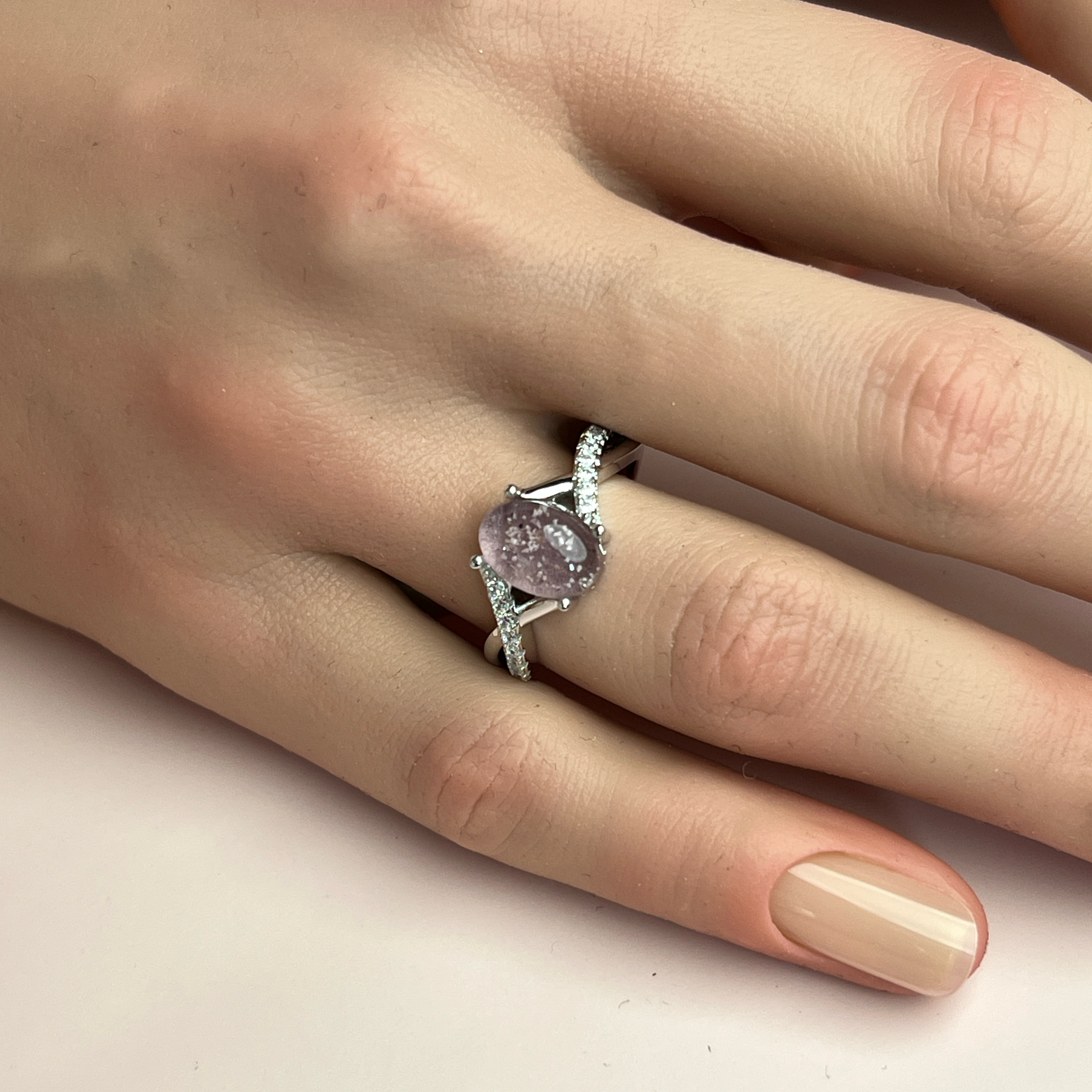 Amara Ashes Ring - Side View