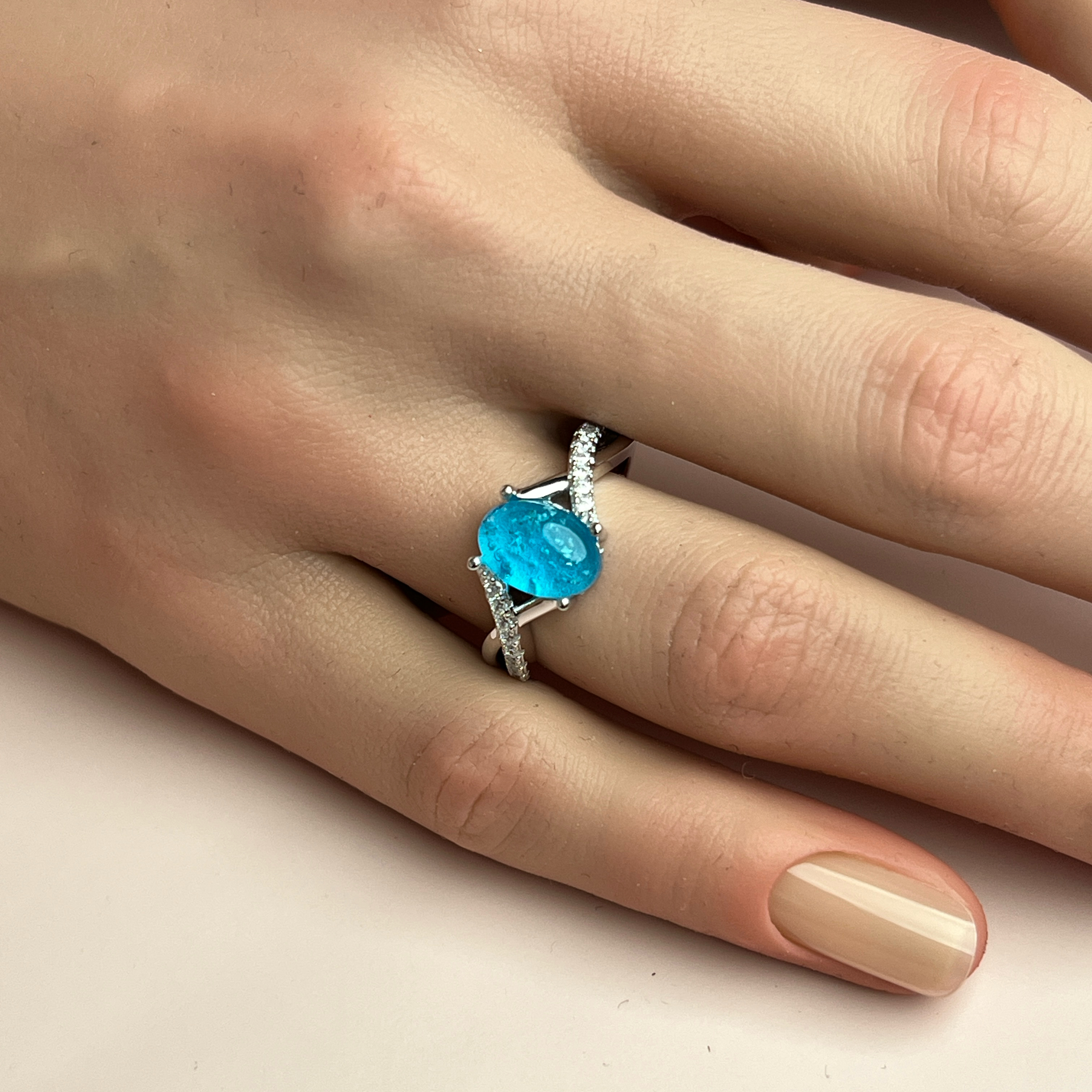 Amara Ashes Ring - Side View