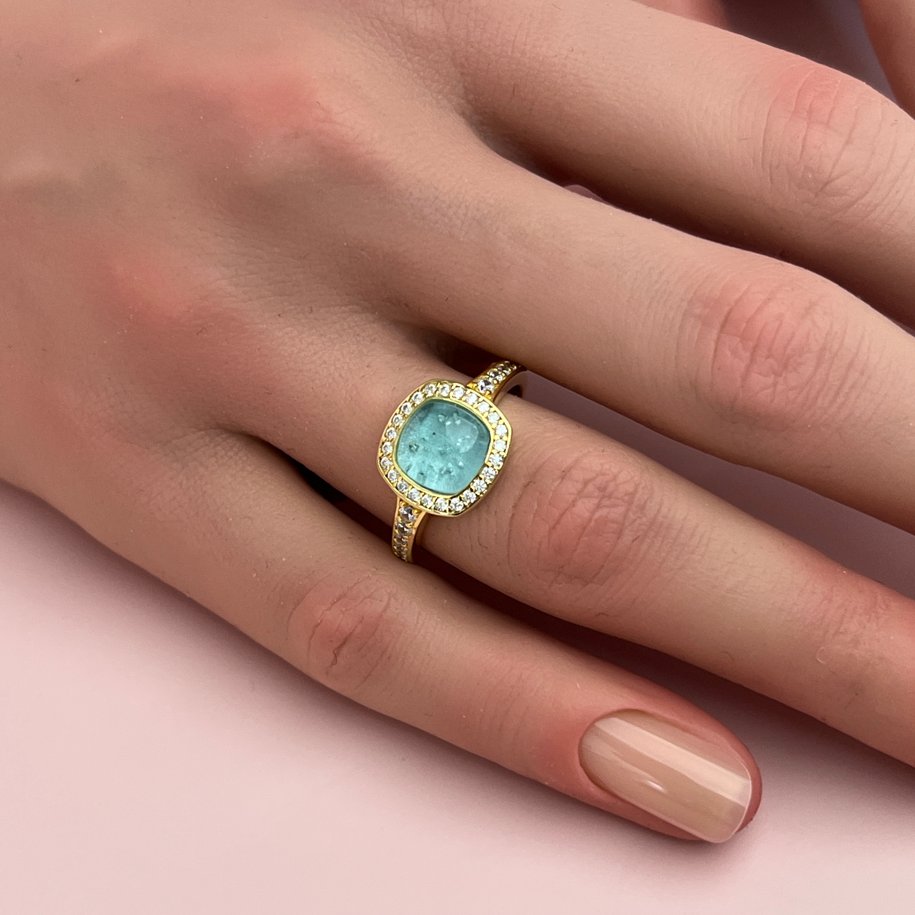 Eden Ashes Ring - Side Profile View