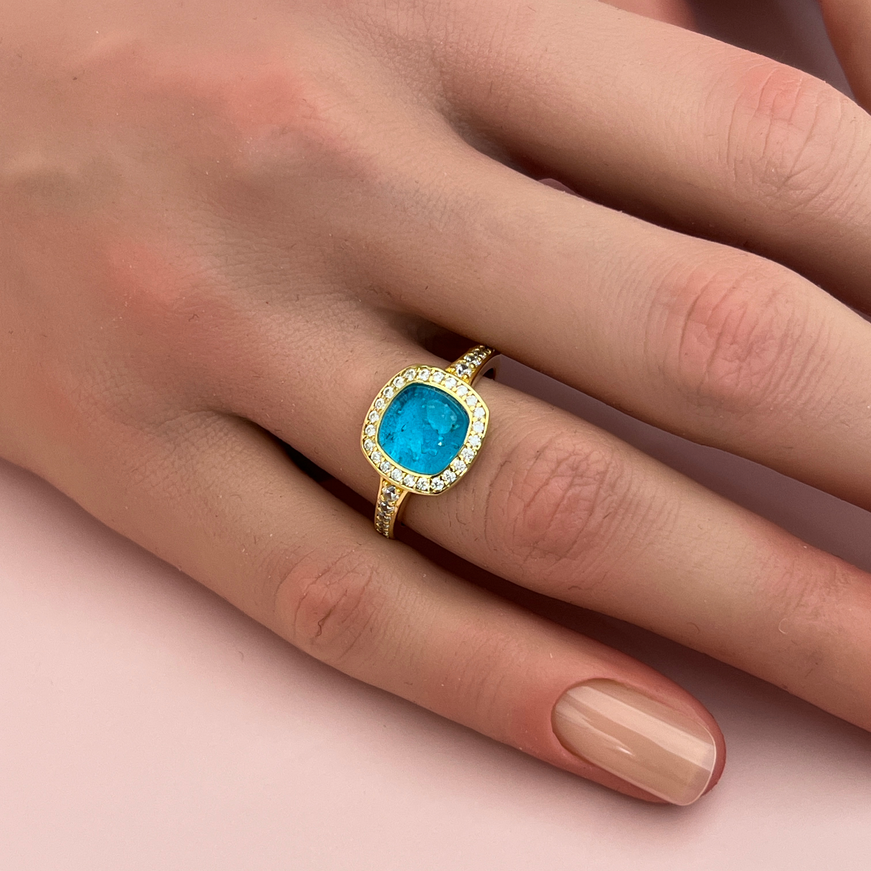 Eden Ashes Ring - Side Profile View