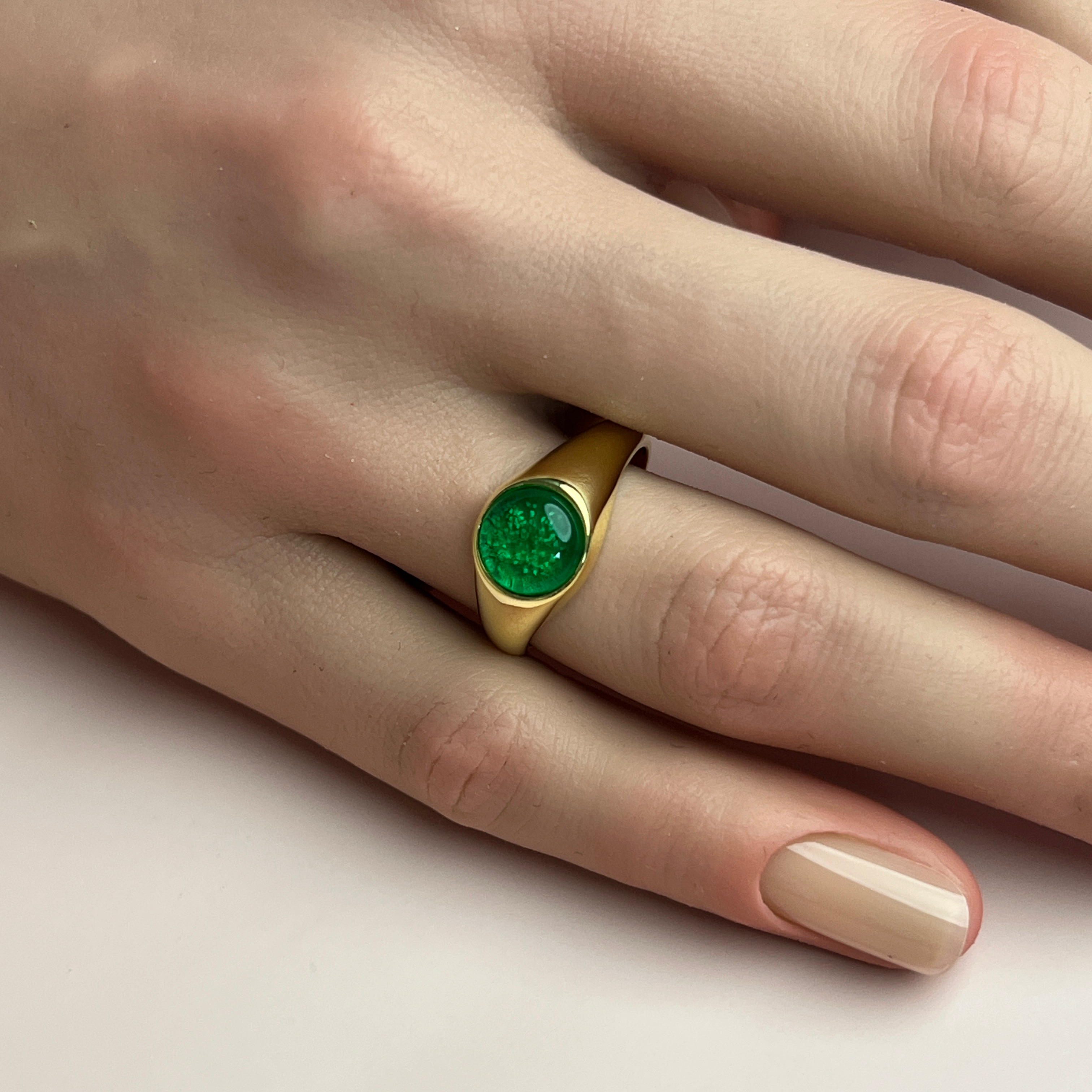 Legacy Ashes Ring - Side Profile View