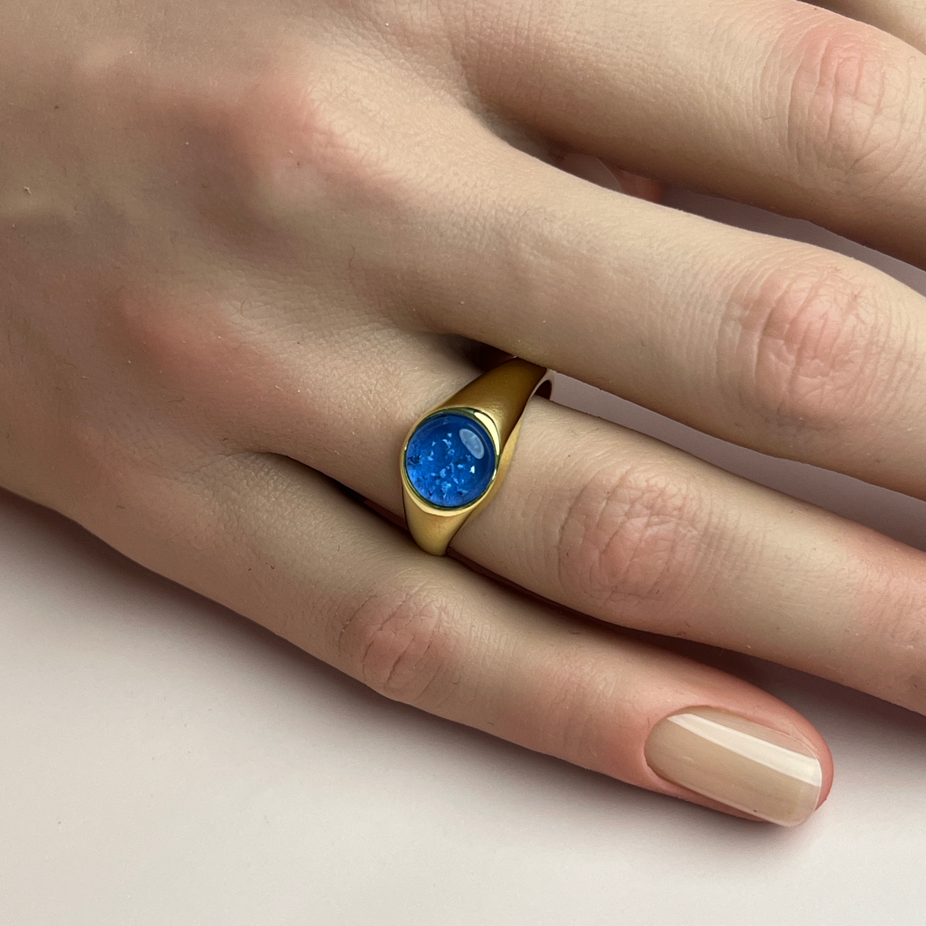 Legacy Ashes Ring - Side Profile View