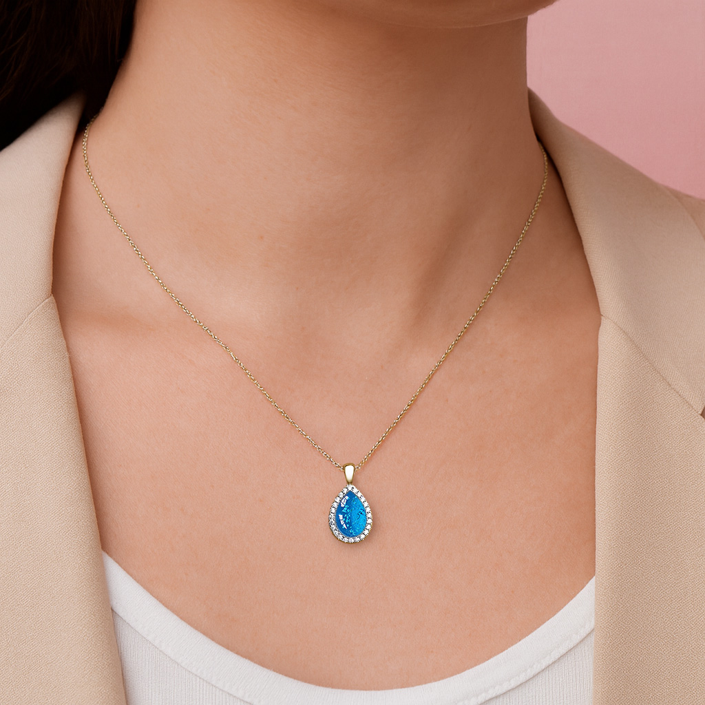 Honour Ashes Pendant - Side Profile View