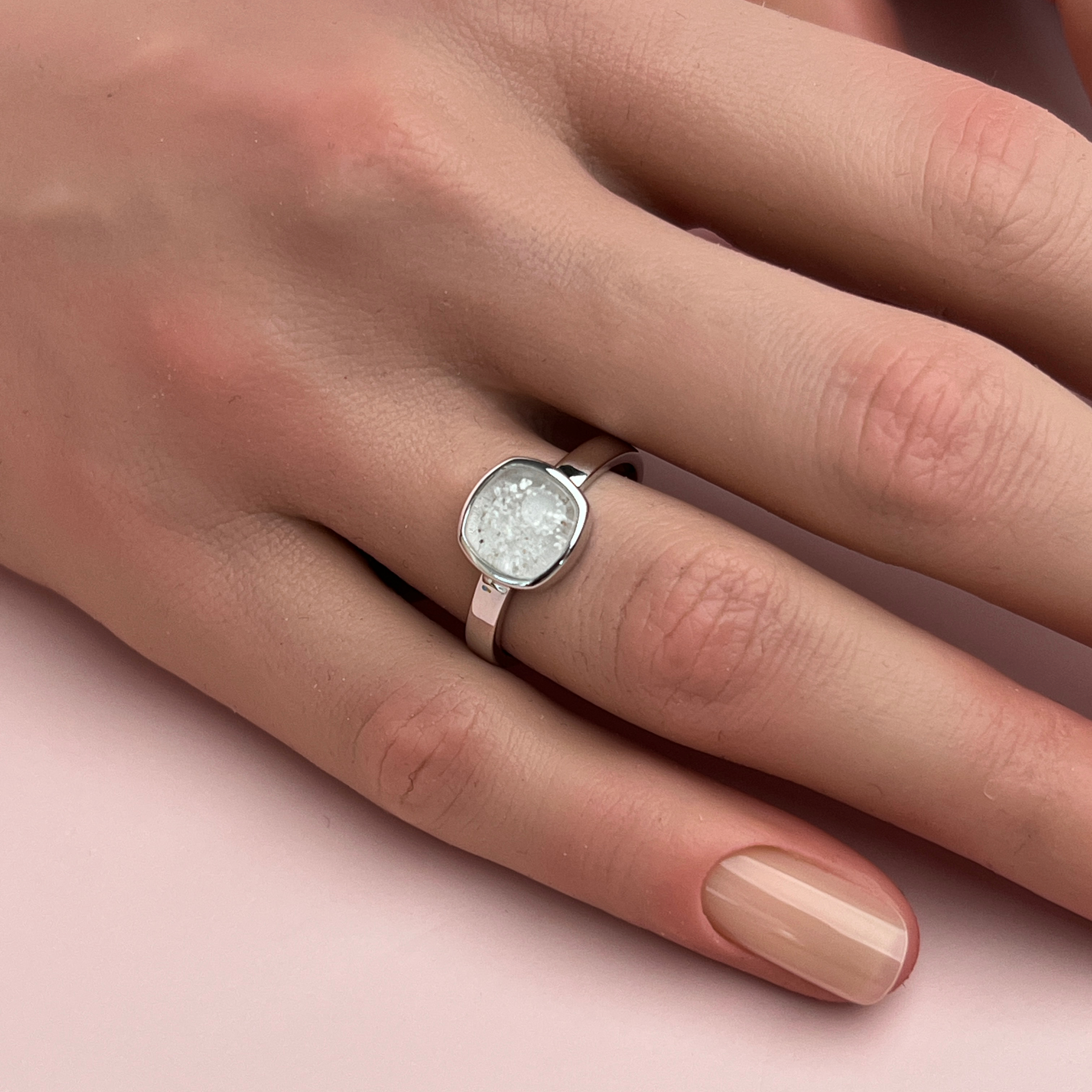 Comfort Ashes Ring - Side View