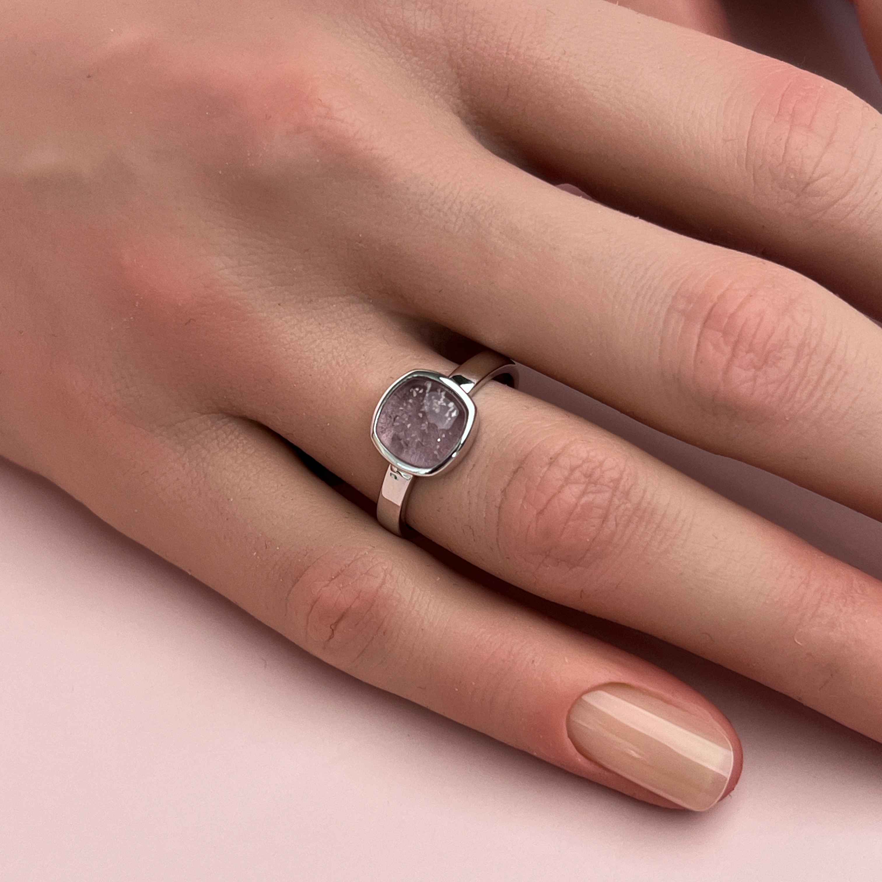 Comfort Ashes Ring - Side View