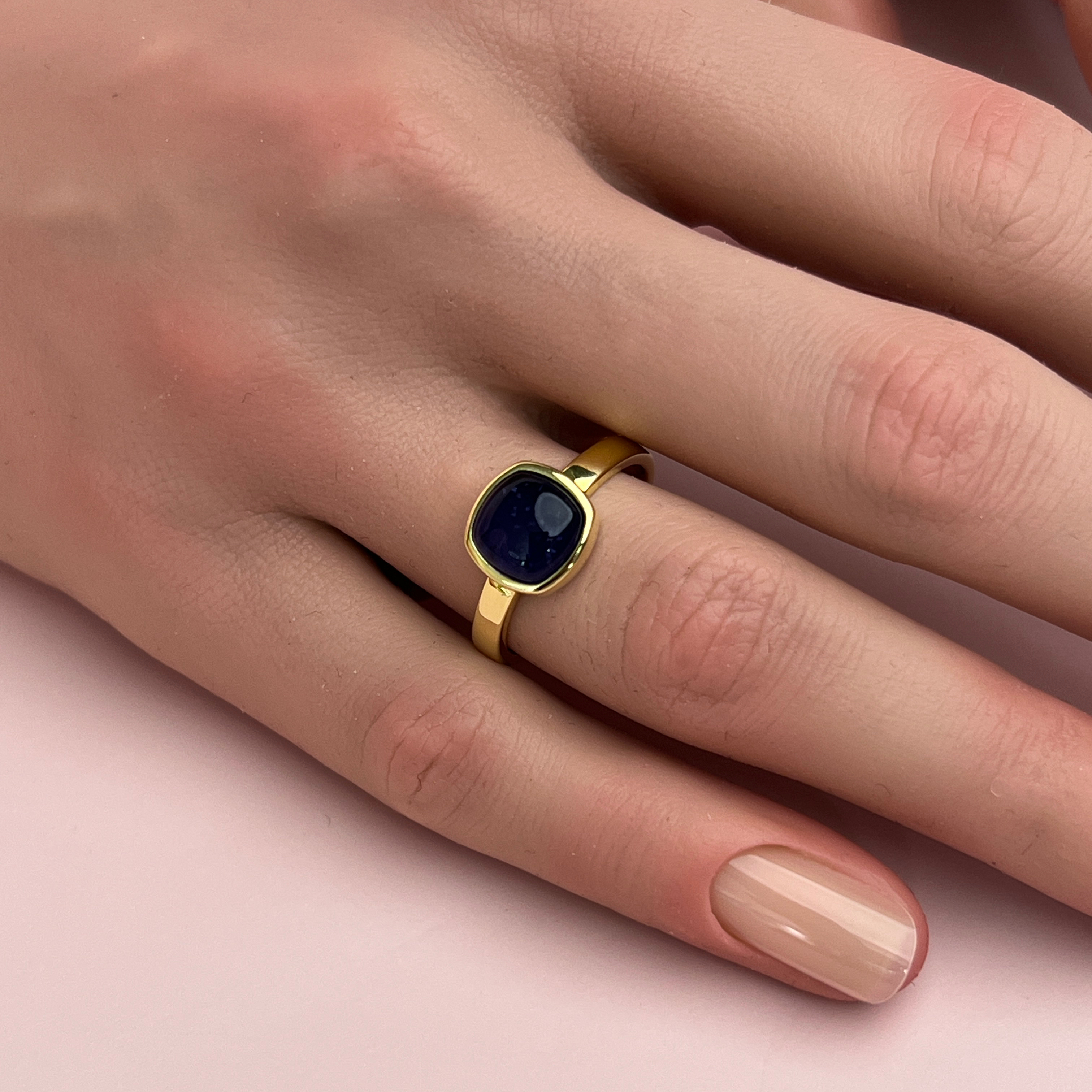 Comfort Ashes Ring - Side Profile View