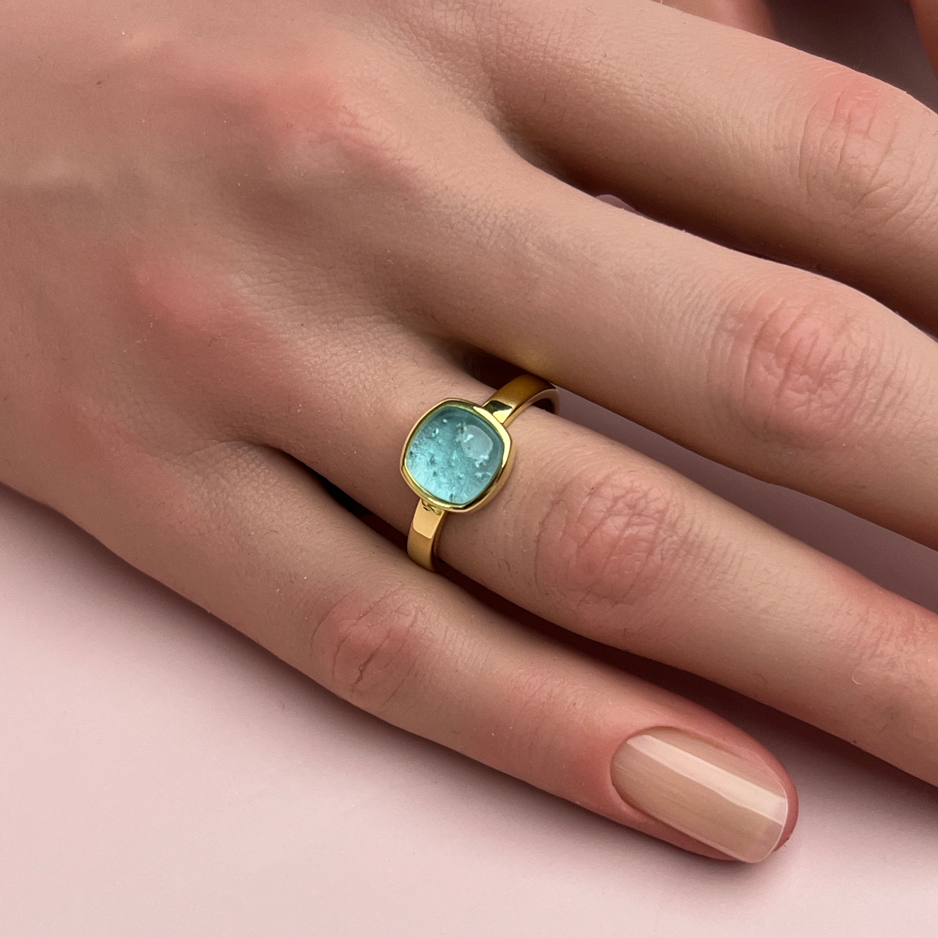 Comfort Ashes Ring - Side Profile View