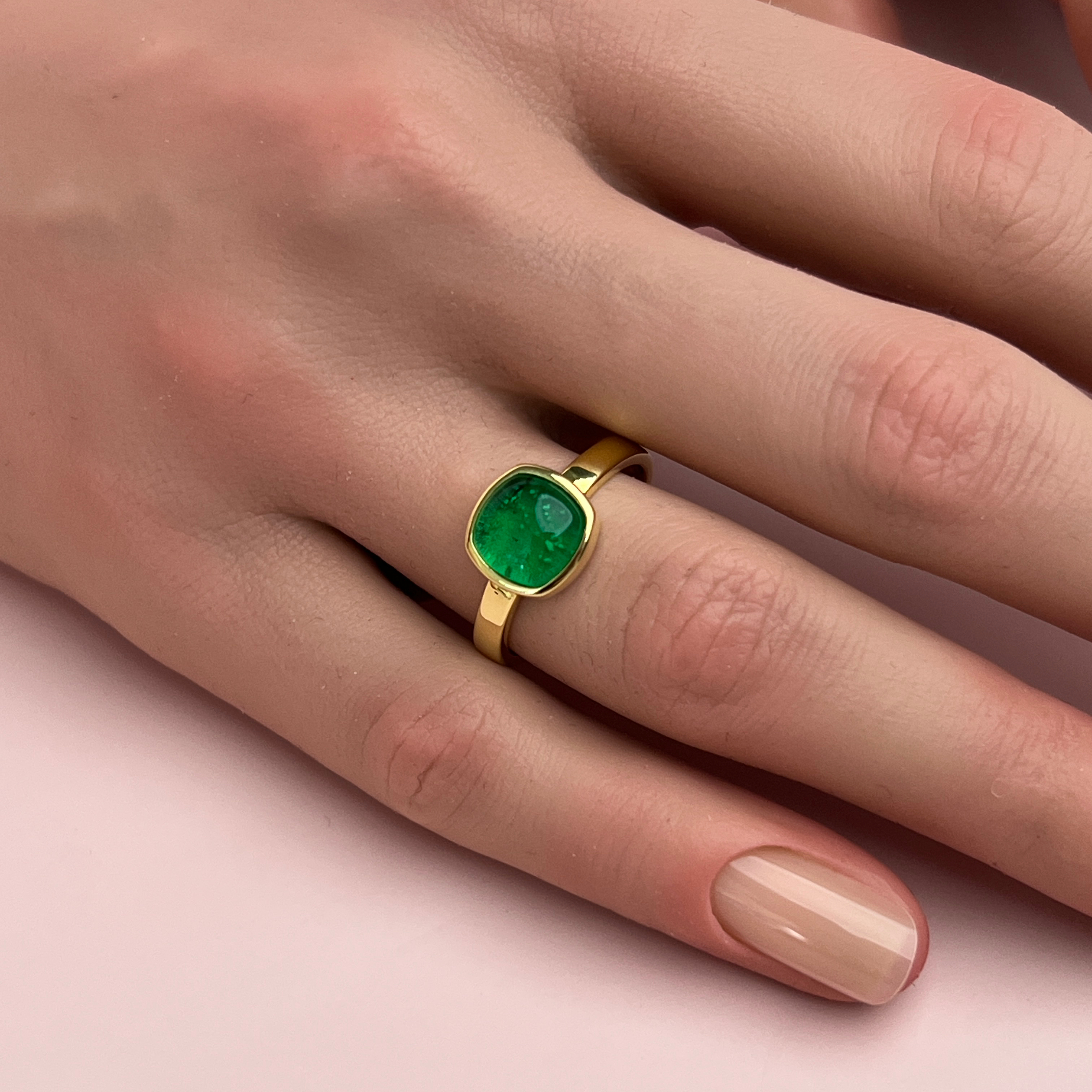 Comfort Ashes Ring - Side Profile View