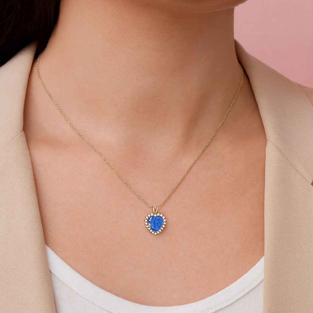 Cherish Ashes Pendant - Side Profile View