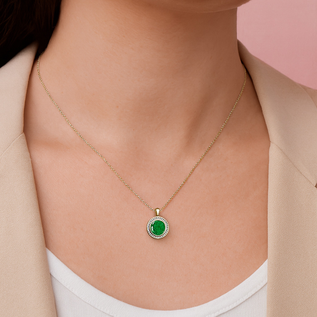 Momento Ashes Pendant - Side Profile View