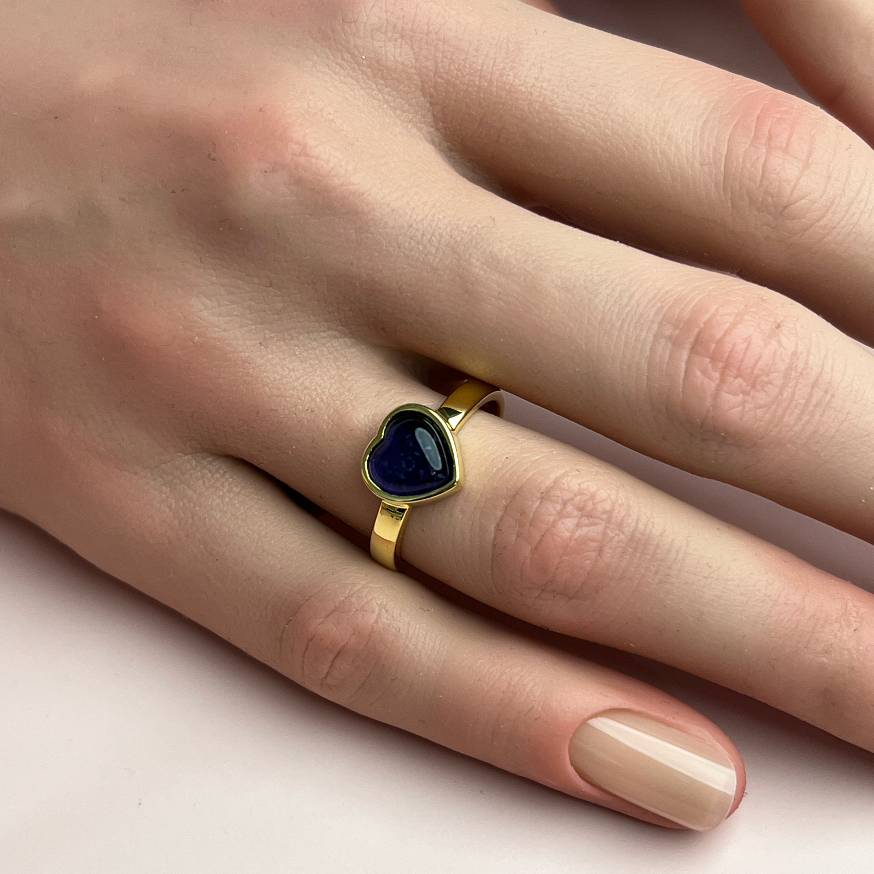 Tribute Ashes Ring - Side Profile View