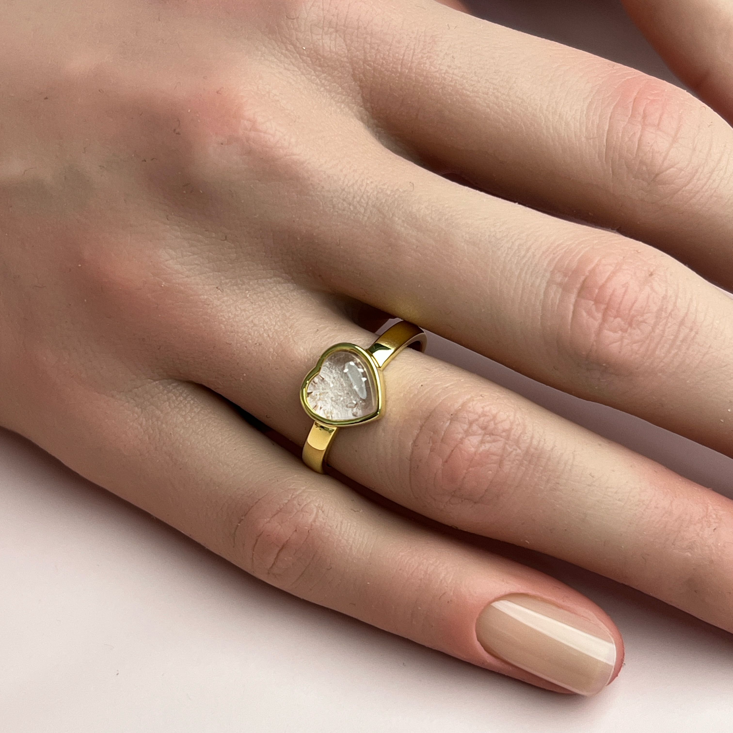 Tribute Ashes Ring - Side Profile View