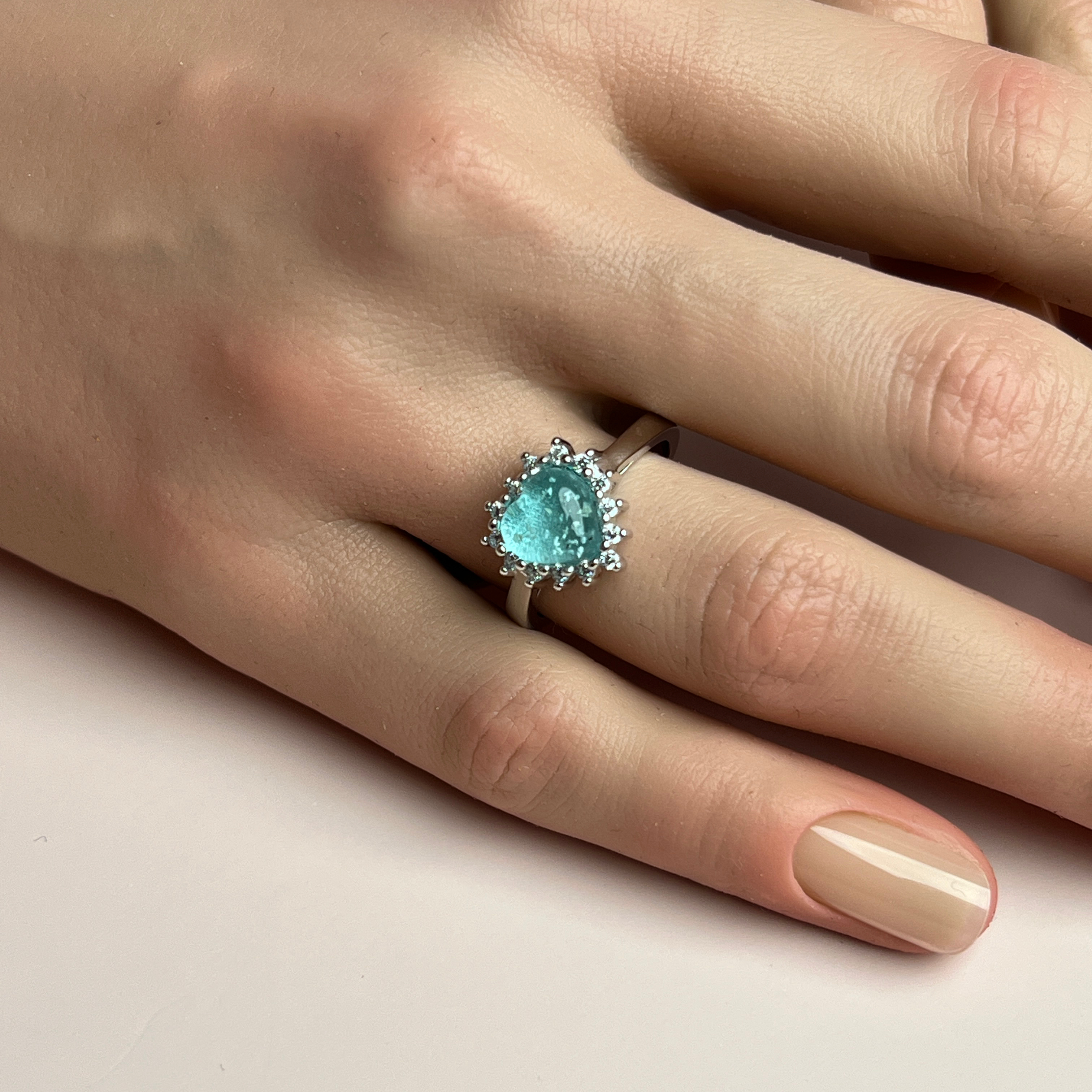 Cherish Ashes Ring - Side View
