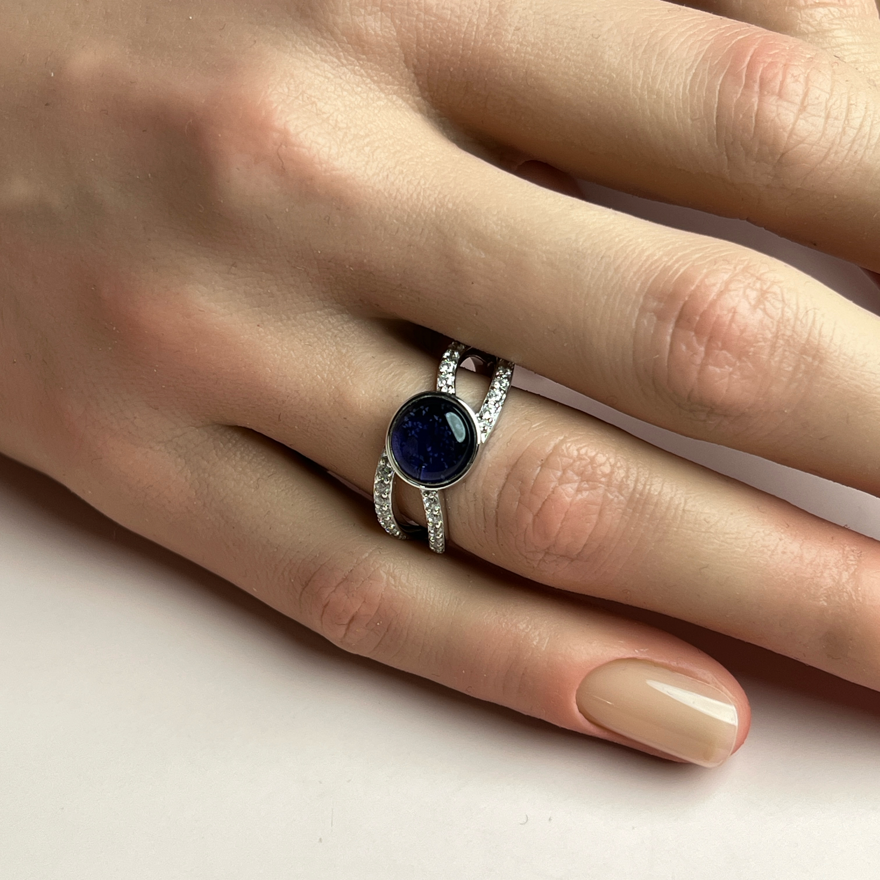 Aurora Ashes Ring - Side View