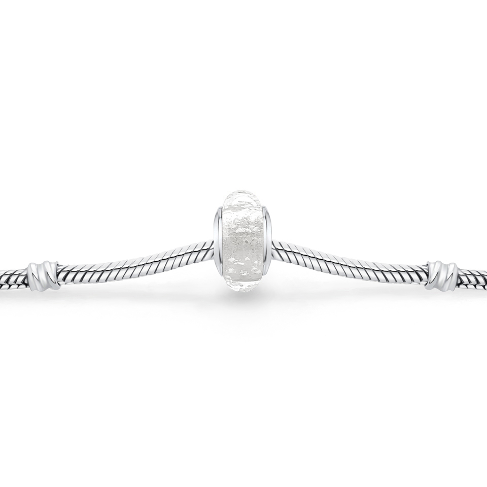 Ashes Glass Charm - Side View