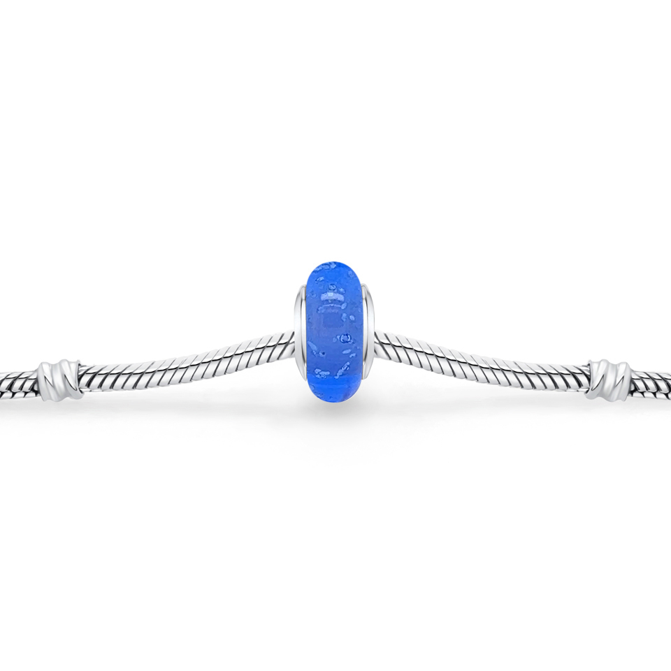 Ashes Glass Charm - Side View