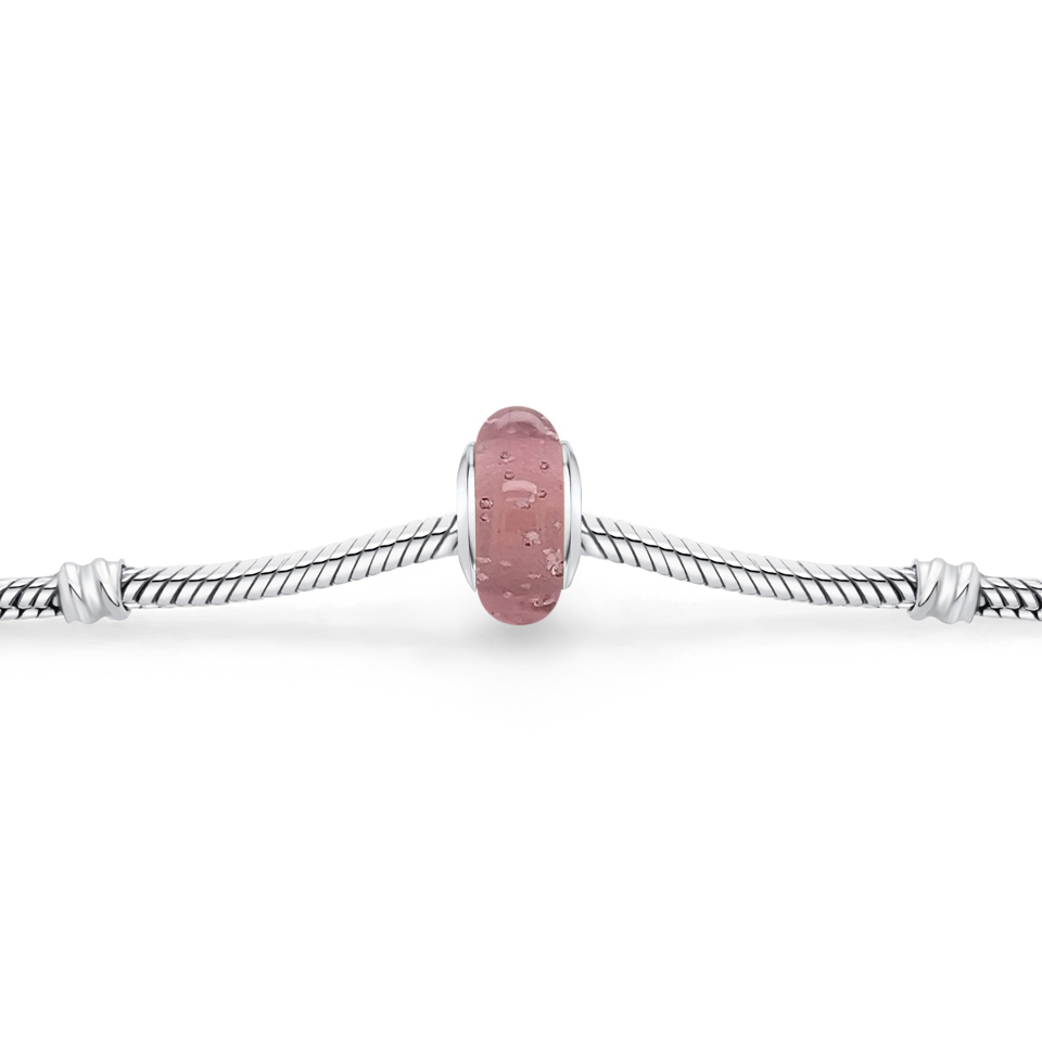 Ashes Glass Charm - Side View