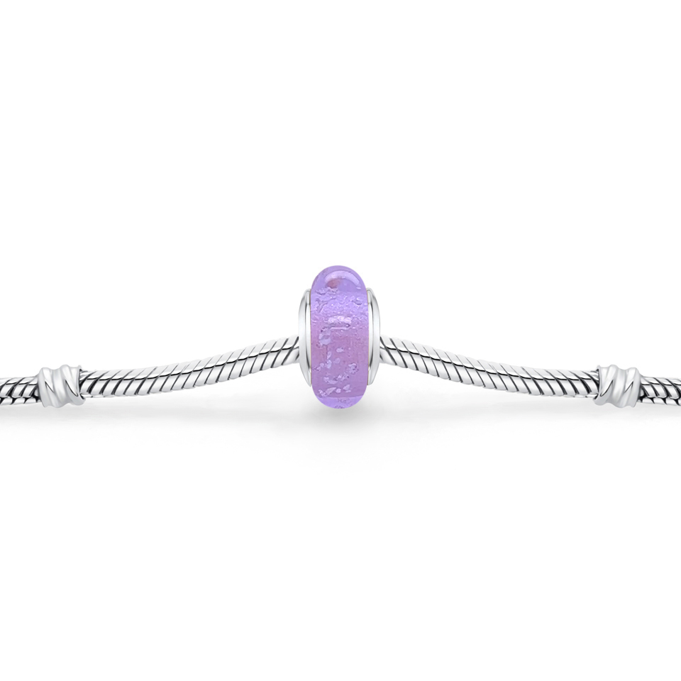 Ashes Glass Charm - Side View