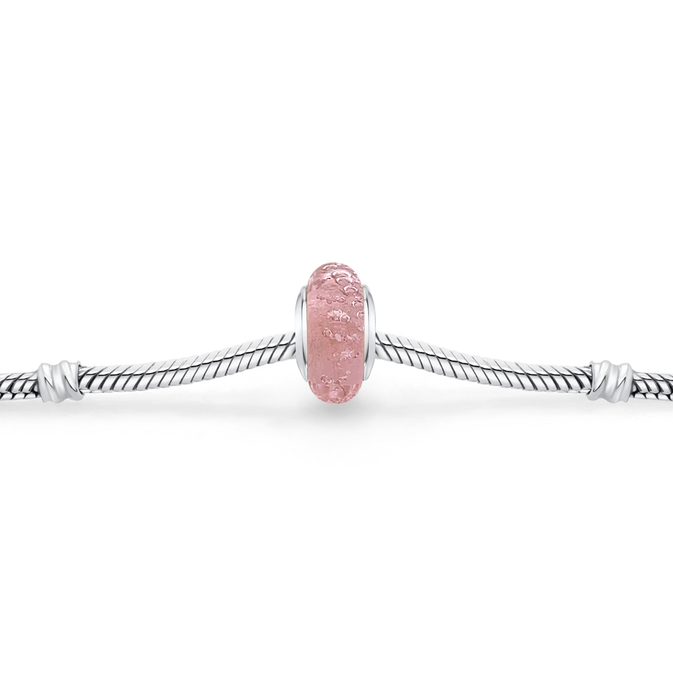 Ashes Glass Charm - Side View