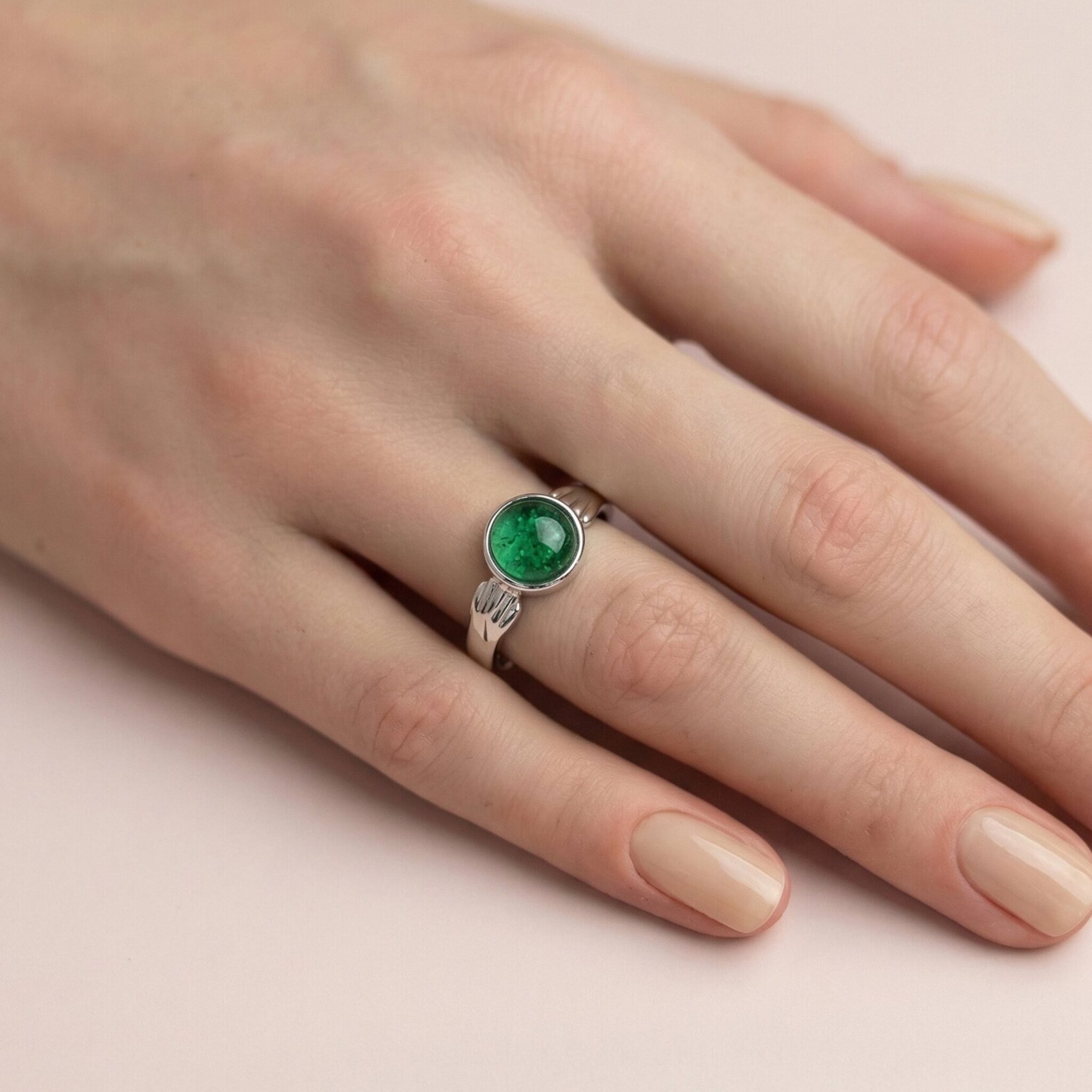 Paw Ashes Ring - Side View