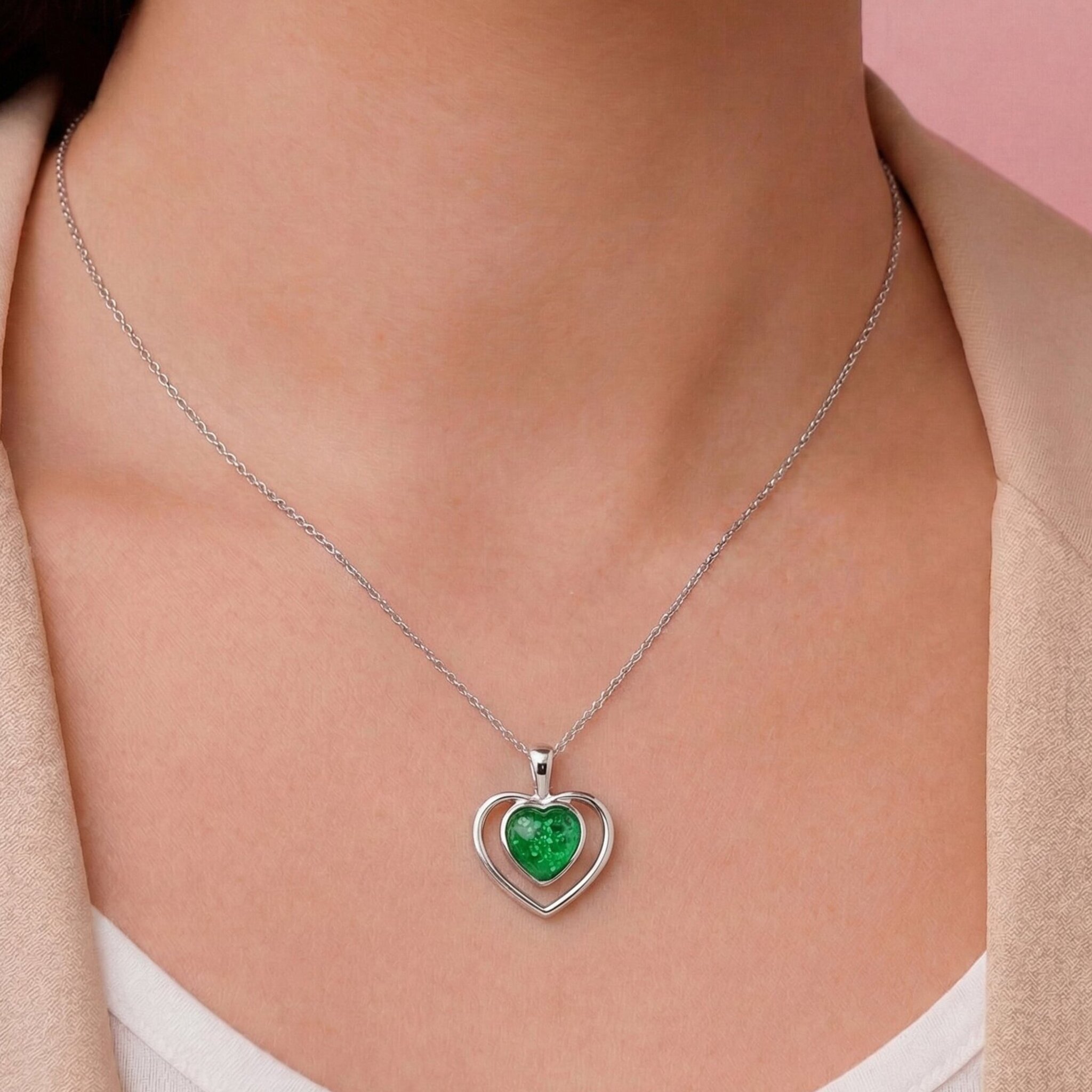 Embrace Ashes Pendant - Side View