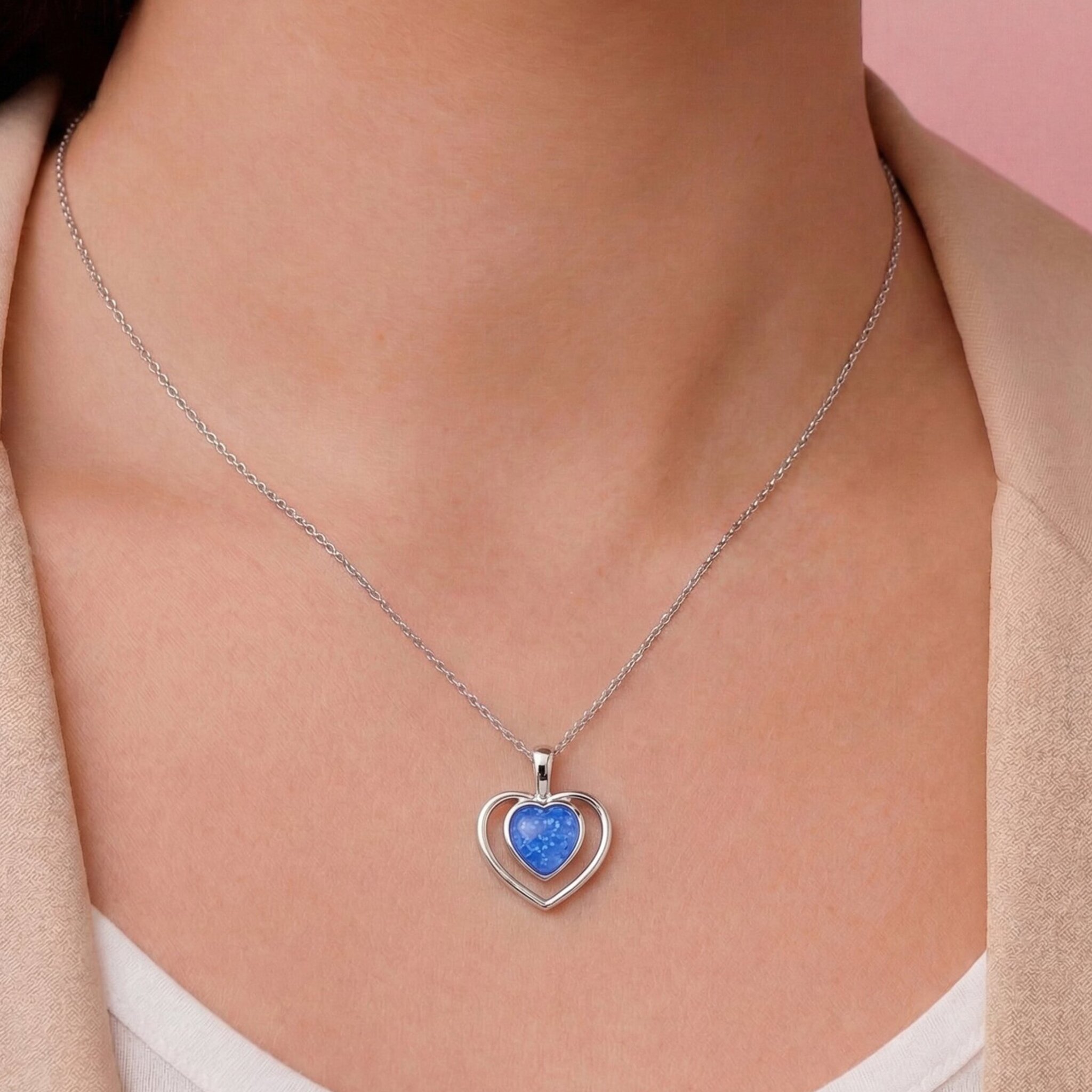 Embrace Ashes Pendant - Side View