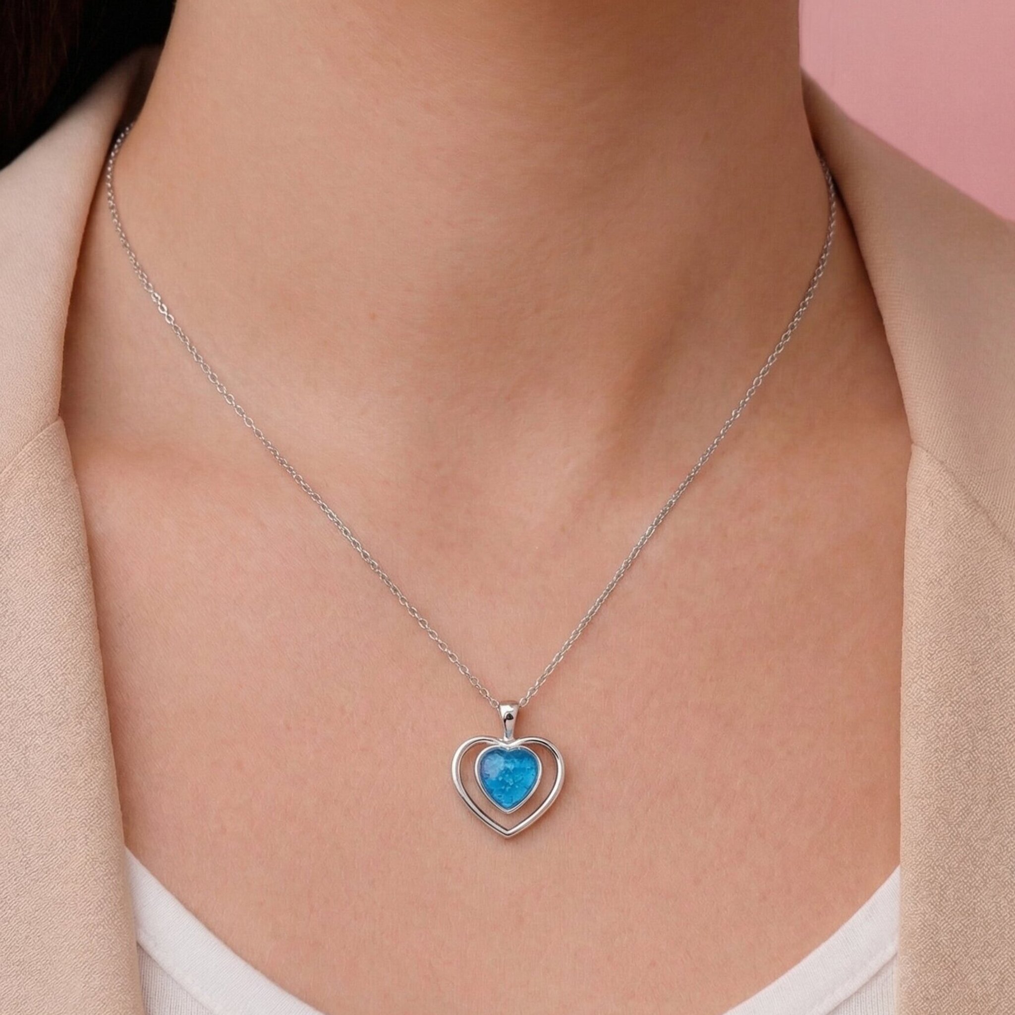 Embrace Ashes Pendant - Side View