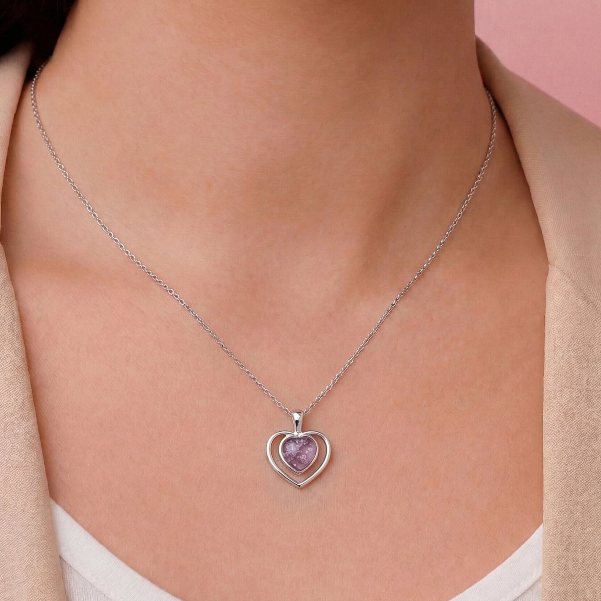 Embrace Ashes Pendant - Side View